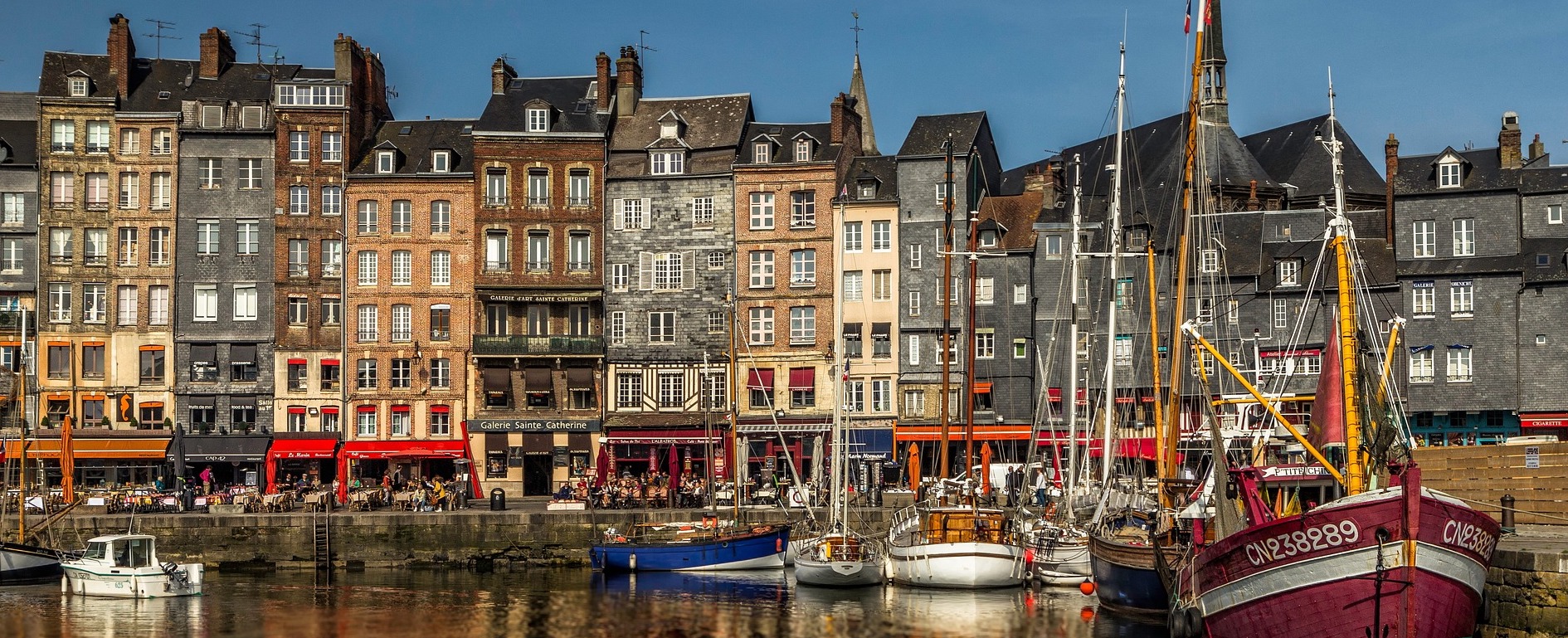 maisons port honfleur normandie